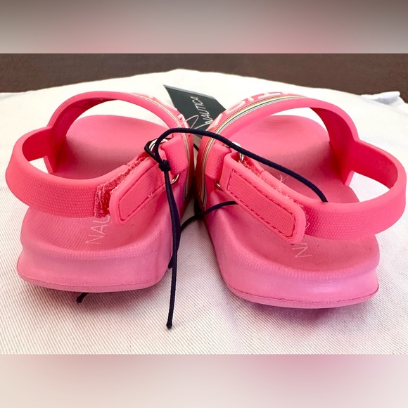 Nautica Girl Toddler/Infant Tiny Gaff Slide Pool Sandal Pink Rainbow-NWT-S1-Pink - Picture 4 of 5